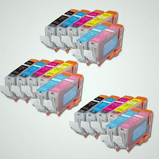 18 Pack Printer Ink Combo + smart chip for CLI-8 Pixma iP6600D iP6700D