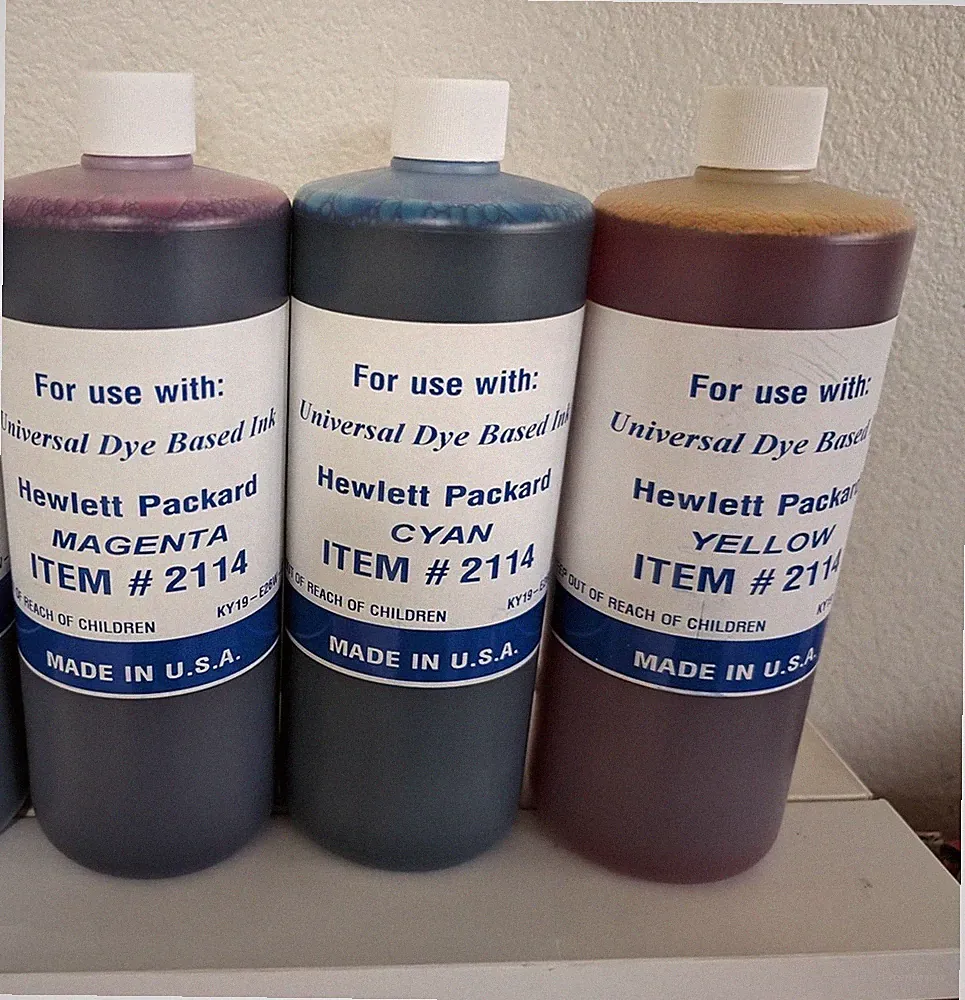 3 COMPATIBLE BULK INK FOR HP SMART TANK 5000 PRINTER (C-Y-M) (3,000ML) 3 LITER
