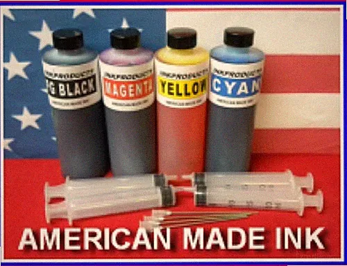 4-70 ml Bottles Of Compatible Ultra Pro True Color Dye-Based Ink For Epson