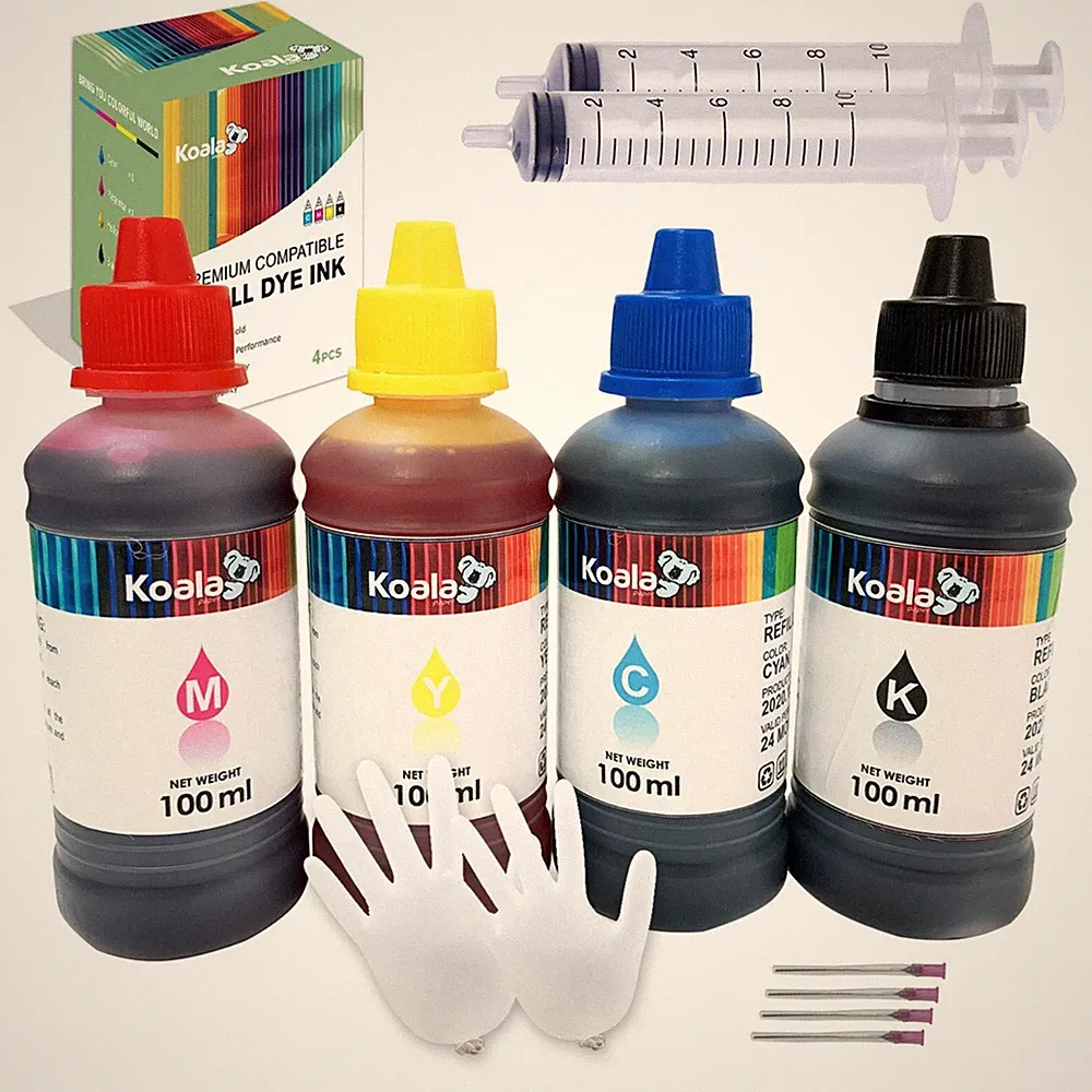 400ML Koala Printer Ink Refill Ink for Epson 664 774 212XL 512 542 544 502 522