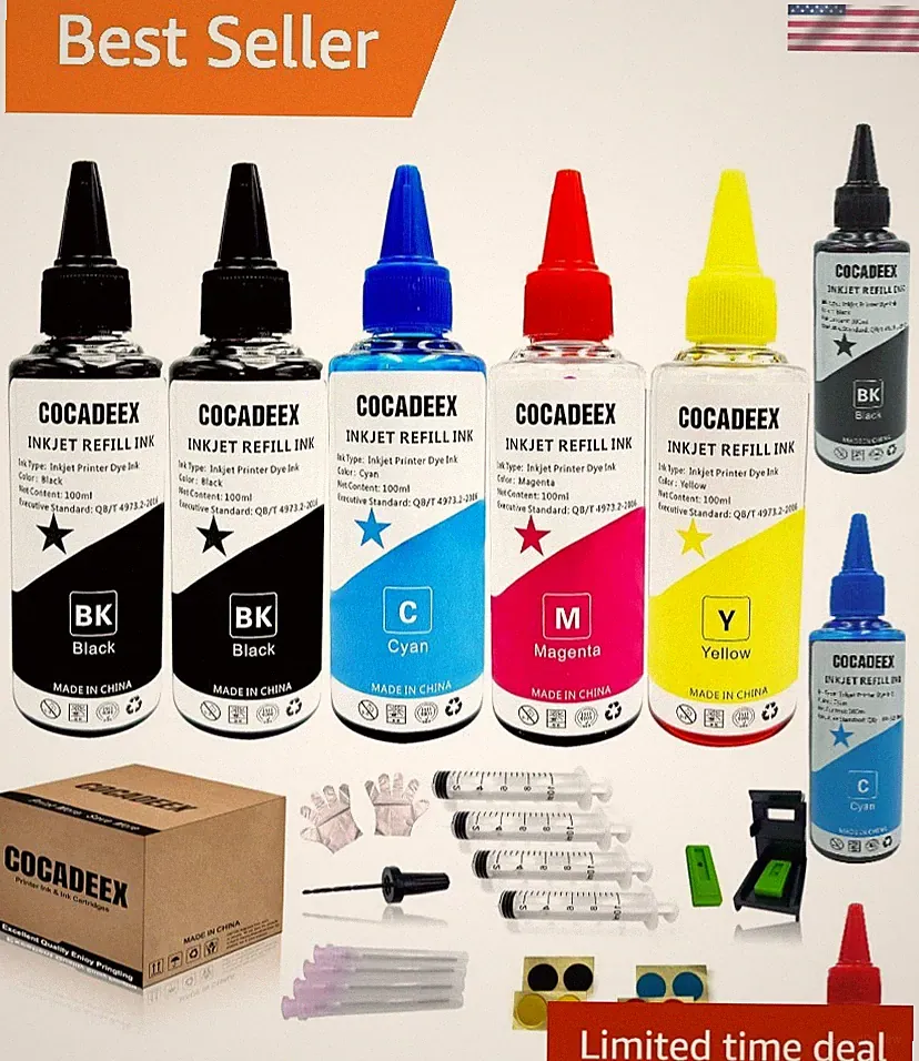 500ml Ink Refill Kit for PG-285XL CL-286XL - Compatible with PIXMA Printers