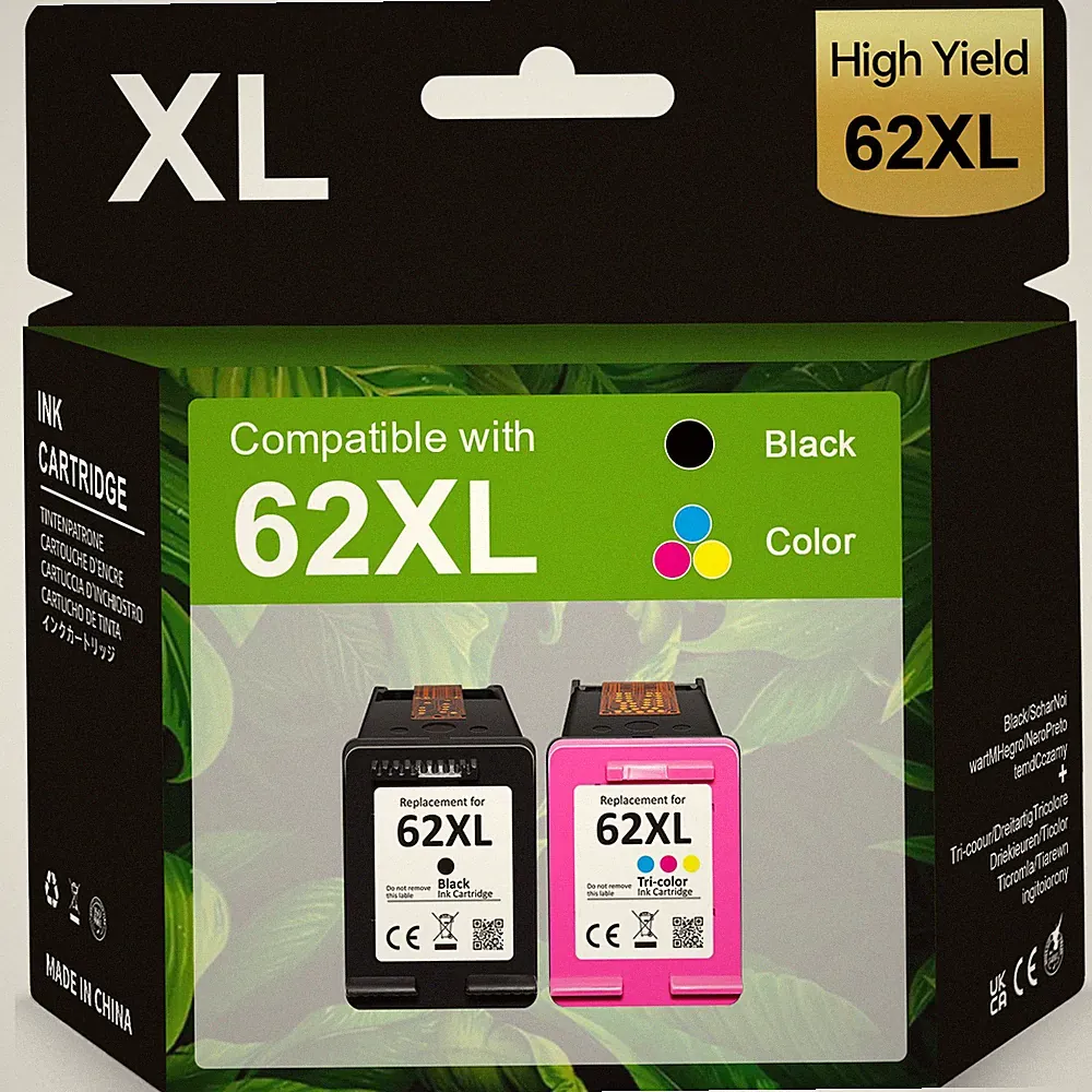 62-XL Ink Cartridge 62 Ink Printer for HP 62XL Envy 7640 5540 5640 5660 5740 Lot