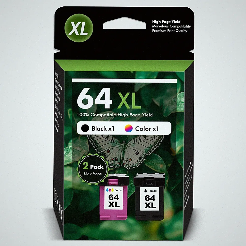 64 XL Ink Cartridge for HP 64XL ENVY 5542 6255 6258 7130 7132 7155 7830 7855 lot