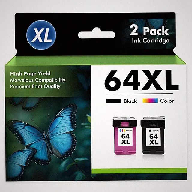 64 XL Ink Cartridge for HP 64XL ENVY 5542 6258 6255 7130 7132 7164 7830 7855 lot