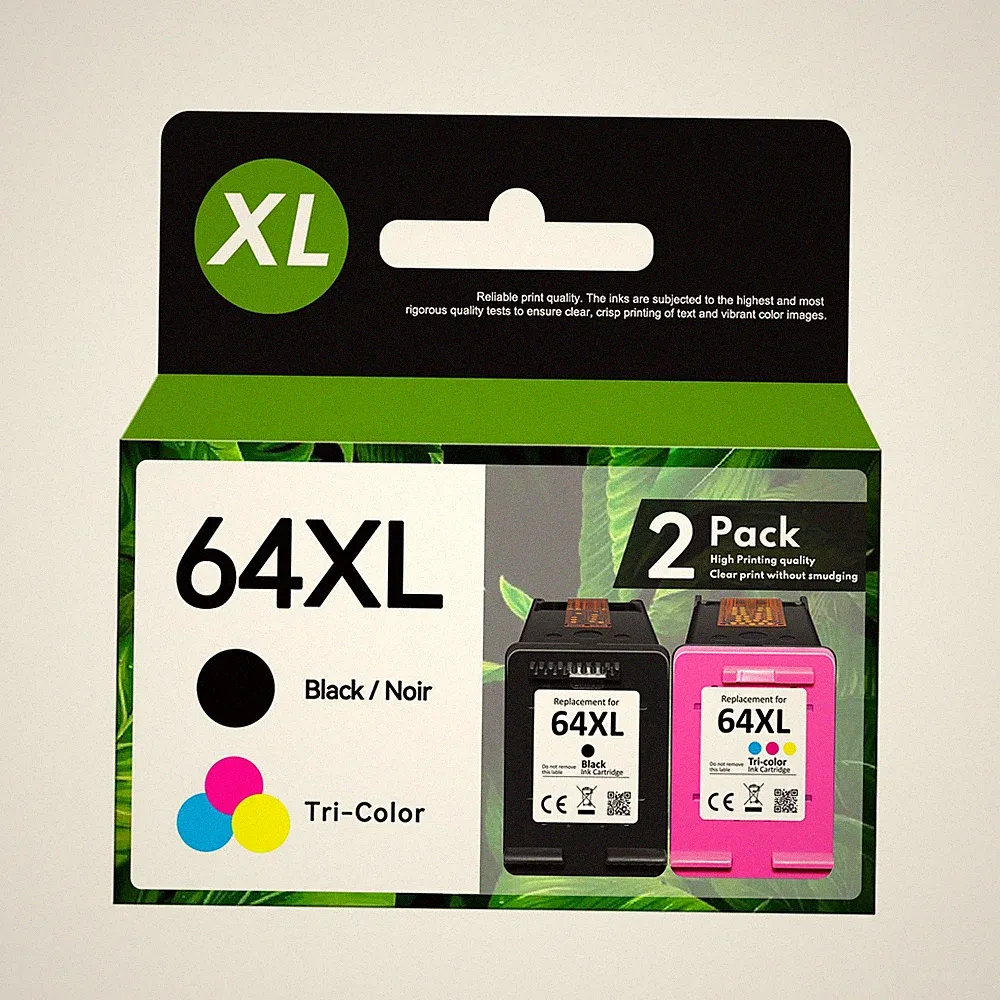 64XL Ink Cartridge Compatible for HP Envy 6255 6252 7120 7132 7155 7158 7855 Lot