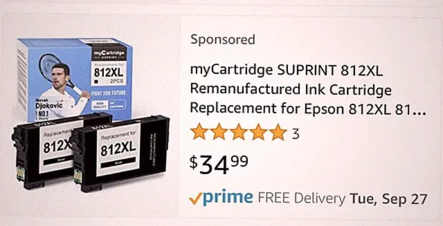 812xl remanufactured ink cartridge