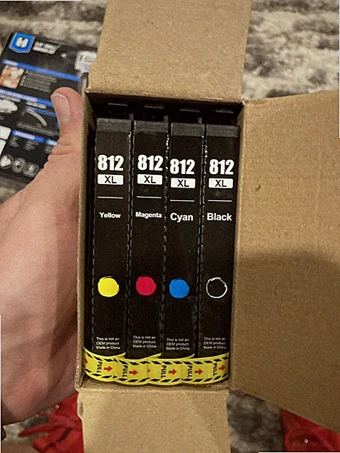 812XL Unbranded Ink Cartridges 4 Pack