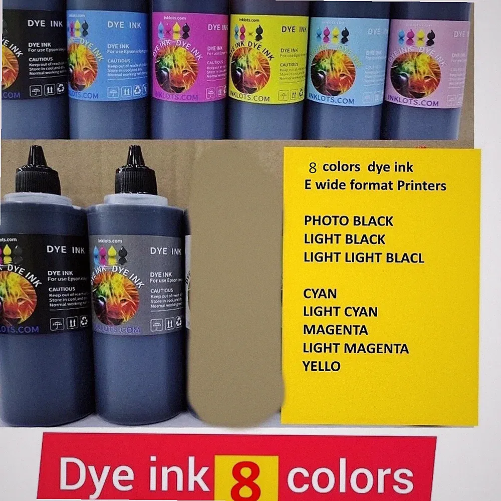 8x250ml Compatible dye for Epson Ink Stylus Pro 2880/3880/4880/7880/9880 Printer