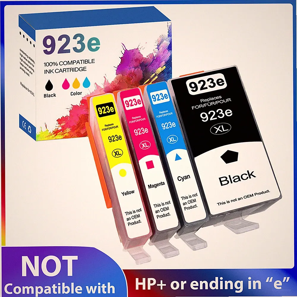 923 CYBM Color INK Cartridge Compatible For HP OfficeJet Pro 8120 8123 8130 8130