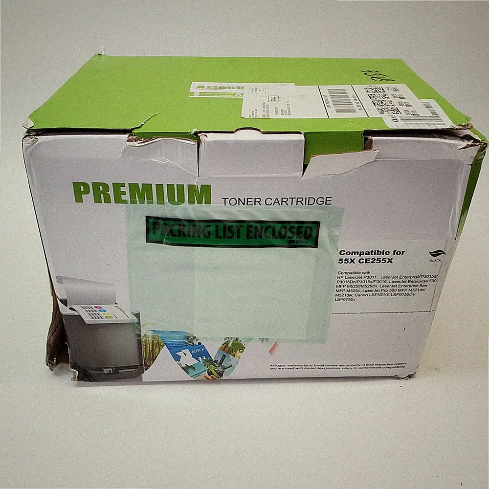 Aztech Compatible Toner Cartridge Printer Ink 2-Pack Black CHE-CE255X-2PK