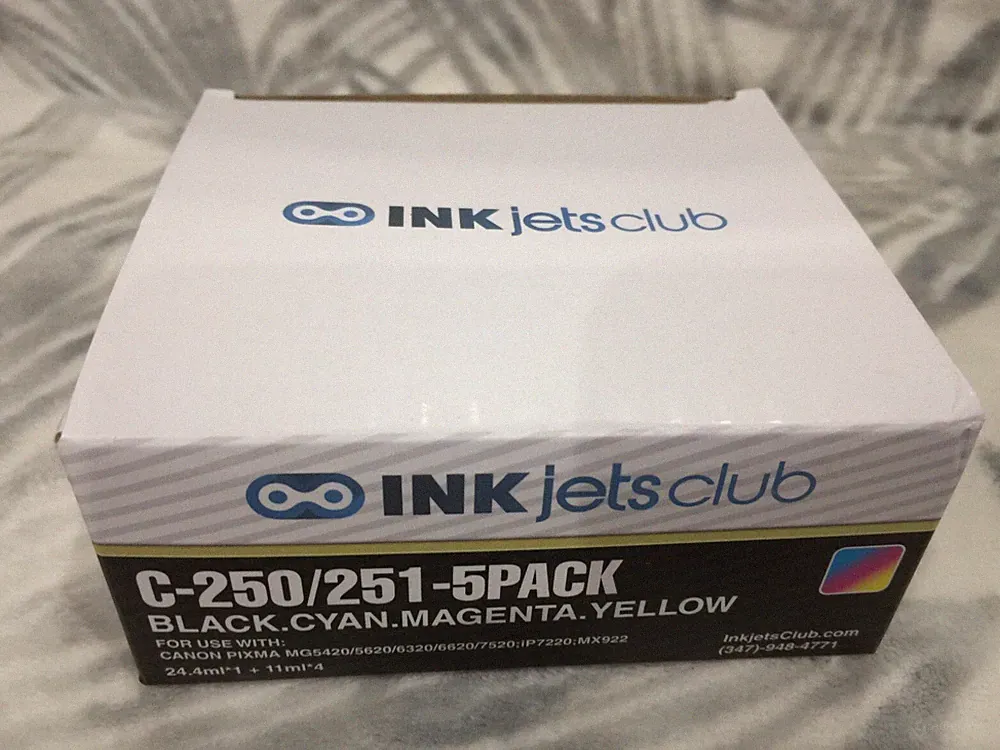 C-250 /251 Compatible Combo Pack Printer Ink Cartridges 5 Pack NEW