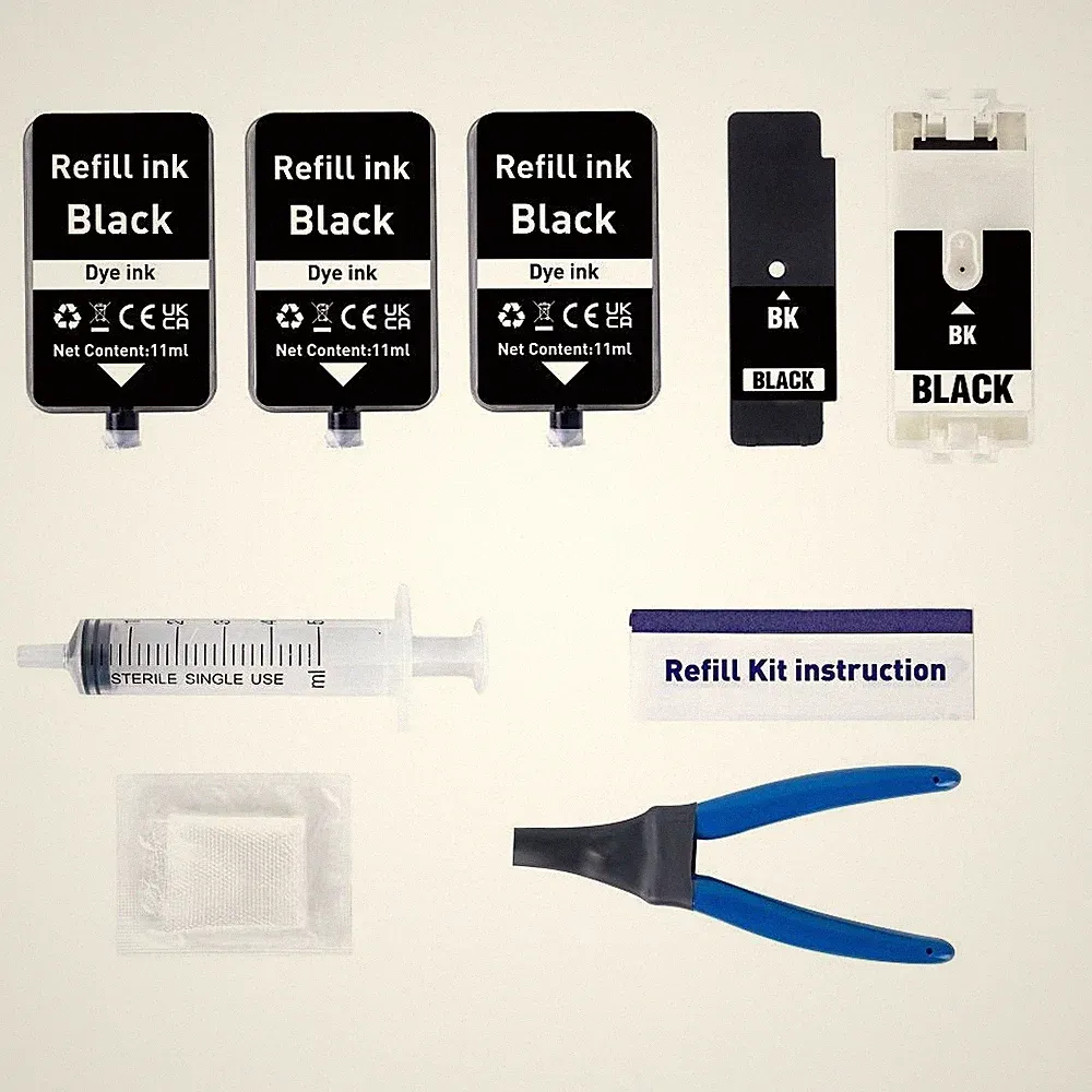 Cartridge Refill Kit Compatible with Canon PG285 CL286 cartridges Pixma TR7820