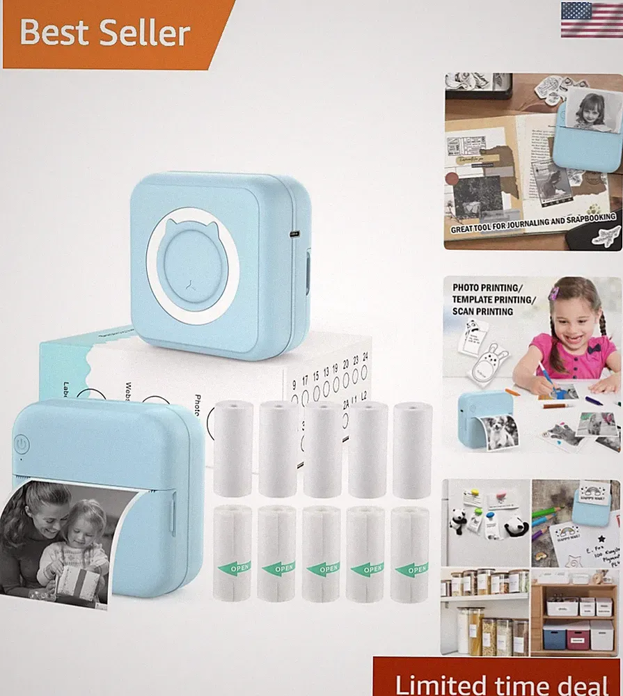 inkless portable printer compatible with iphone