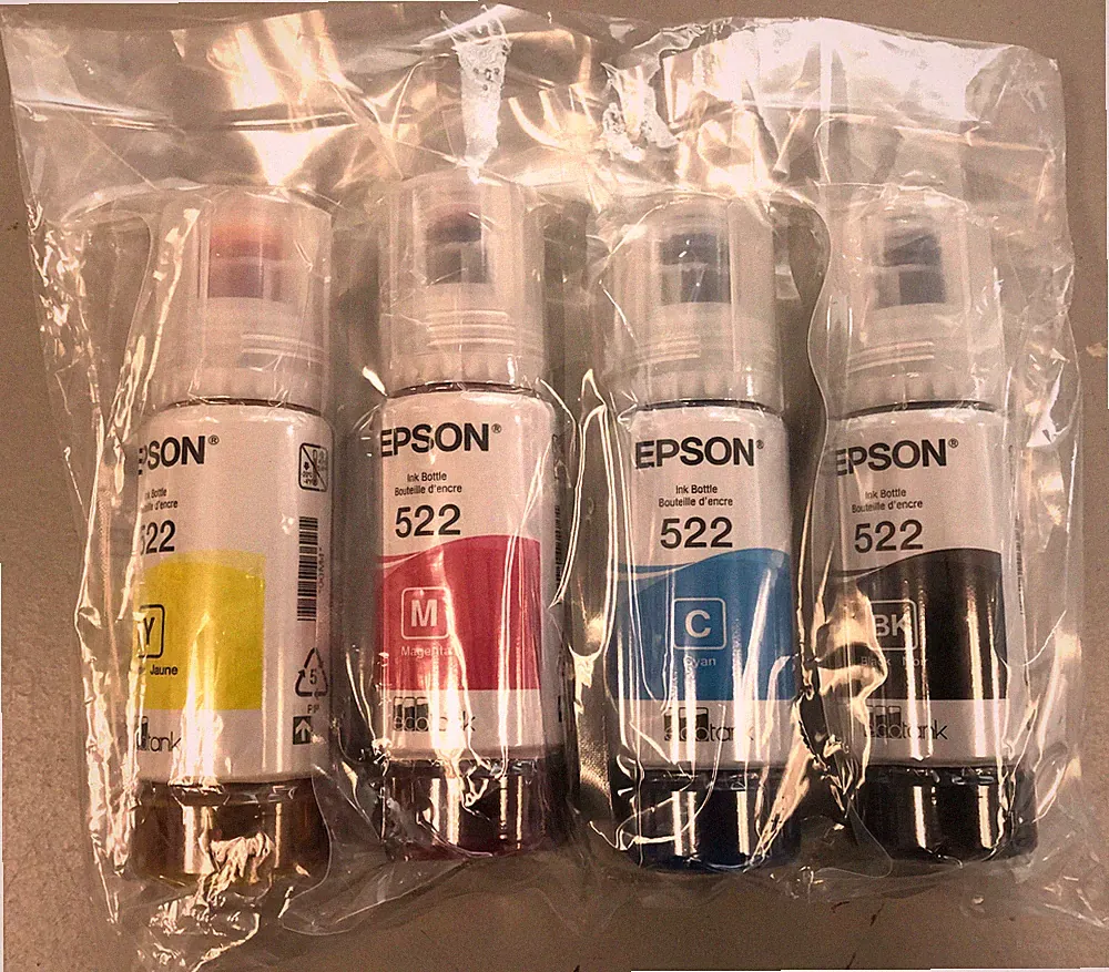 Epson OEM Ecotank Genuine 522 Ink ET-2400 2720 2800 2840 4700 4800 4810 Printers