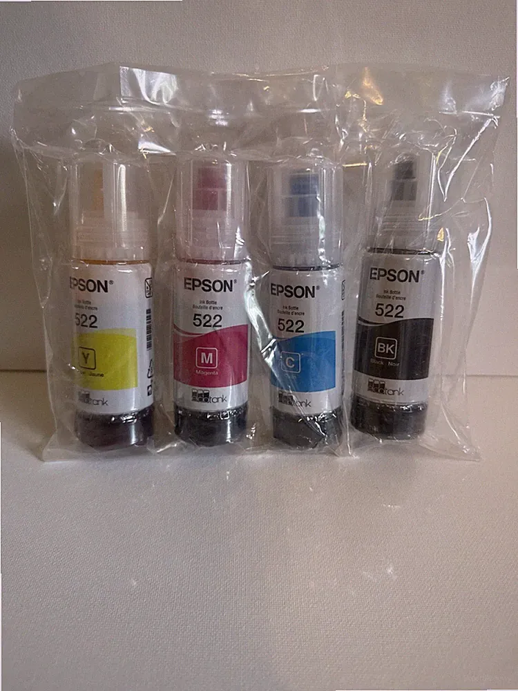 Genuine Epson 522 Ink Combo Pack for ET-2400 ET-2840-ET-4810-OEM-4PK