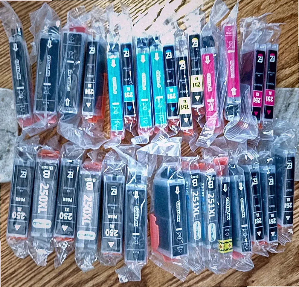 HP INKJET PRINTER INK CARTRIDGES- NEW IN SEALED PLASTIC