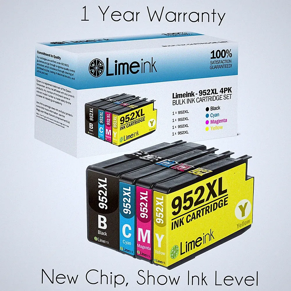 Ink Cartridges for HP 952xl Combo Pack for 952 952 XL for HP952XL 8710 Printer