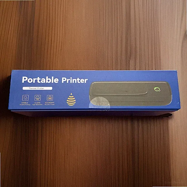 Inkless Portable Printer Wireless for Travel 504DPI High Resolution A4/A5/US Let