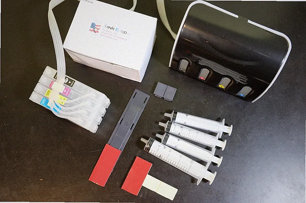 INKXPRO T802 Chipless CIS Continuous Ink System For Epson WF-4720 WF-4730