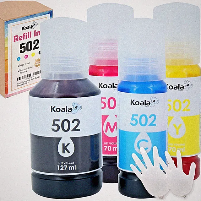 KOALA 502 Ink Compatible with ET-3750 3850 3700 2760 4750 15000 2750 2700 ST4000