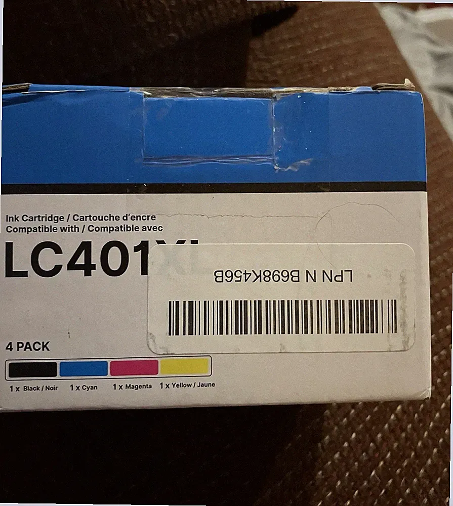 LC401XL Ink Cartridges Replacement For HP Printer Multicolor 4PK *READ*
