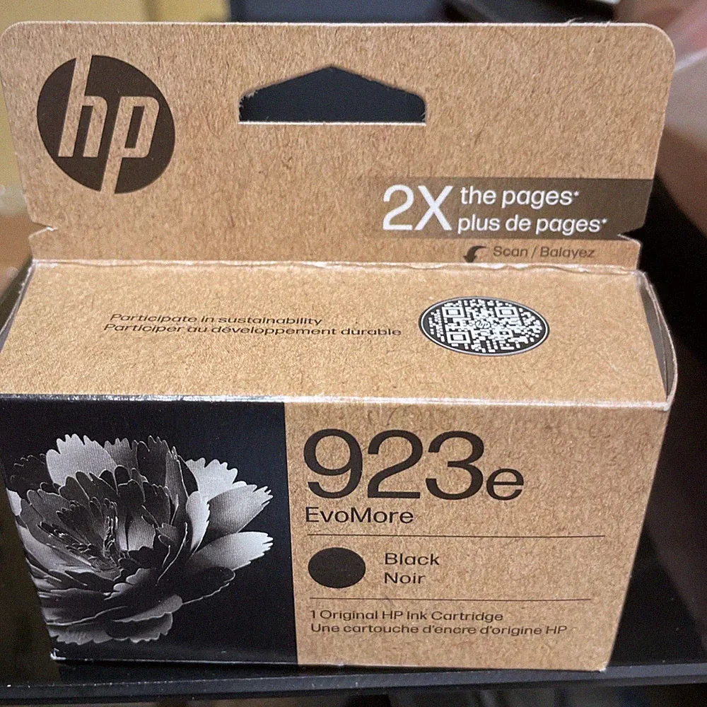 Original HP Black Ink Cartridge for OfficeJet Pro 8122e 8135e 1000 Pages