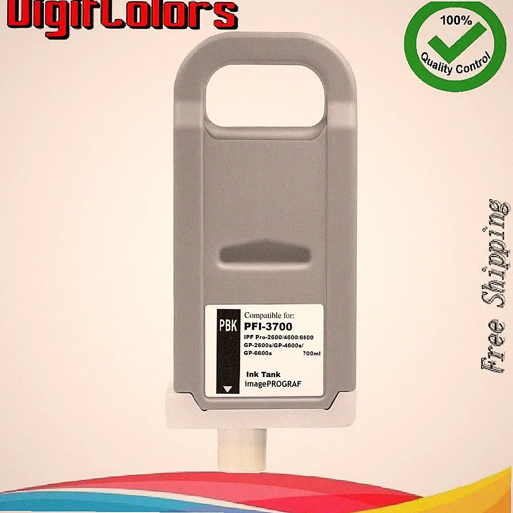PFI3700 Photo Black Ink Cartridge for Canon iPF PRO-2600 PRO-4600 PRO-6600