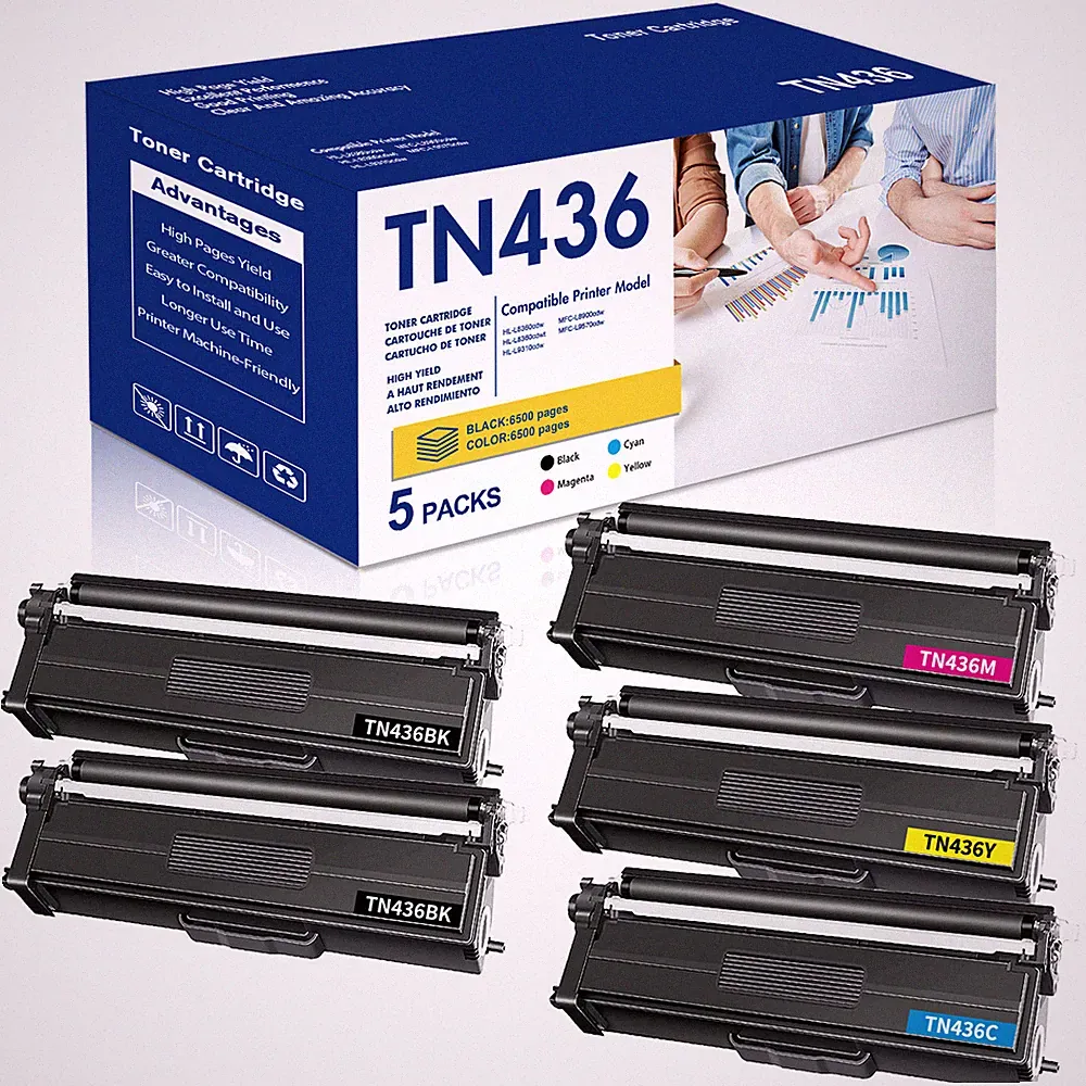 TN436 Toner Compatible With Brother TN433 HL-L8360CDW MFC-L8900CDW Printer Lot