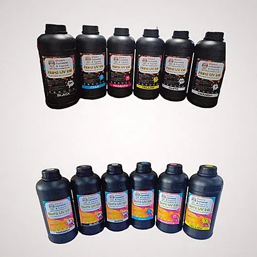 Wholesale Mix A Case Of 8 Total Hard Solid UV Ink & Soft Flexible UV Ink 1000ml